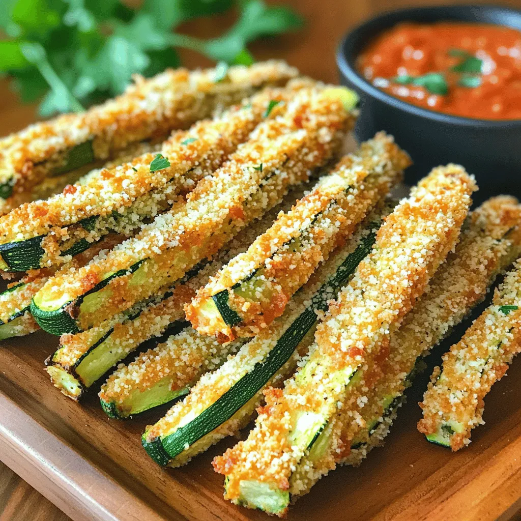 Air Fryer Parmesan Zucchini Fries Crispy and Tasty