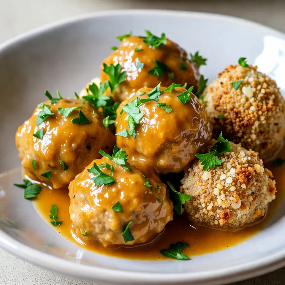 Garlic Butter Chicken Meatballs Savory and Simple Dish