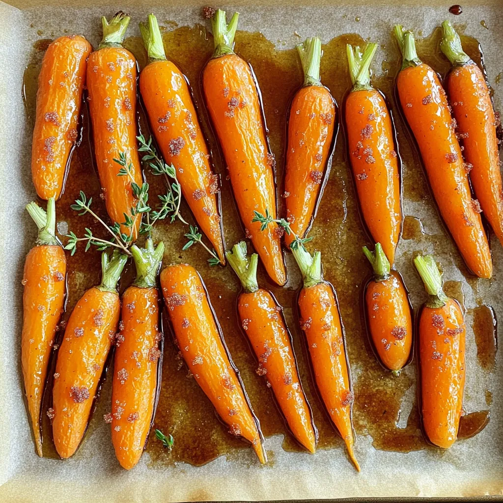 Maple Brown Sugar Roasted Carrots Flavorful Side Dish