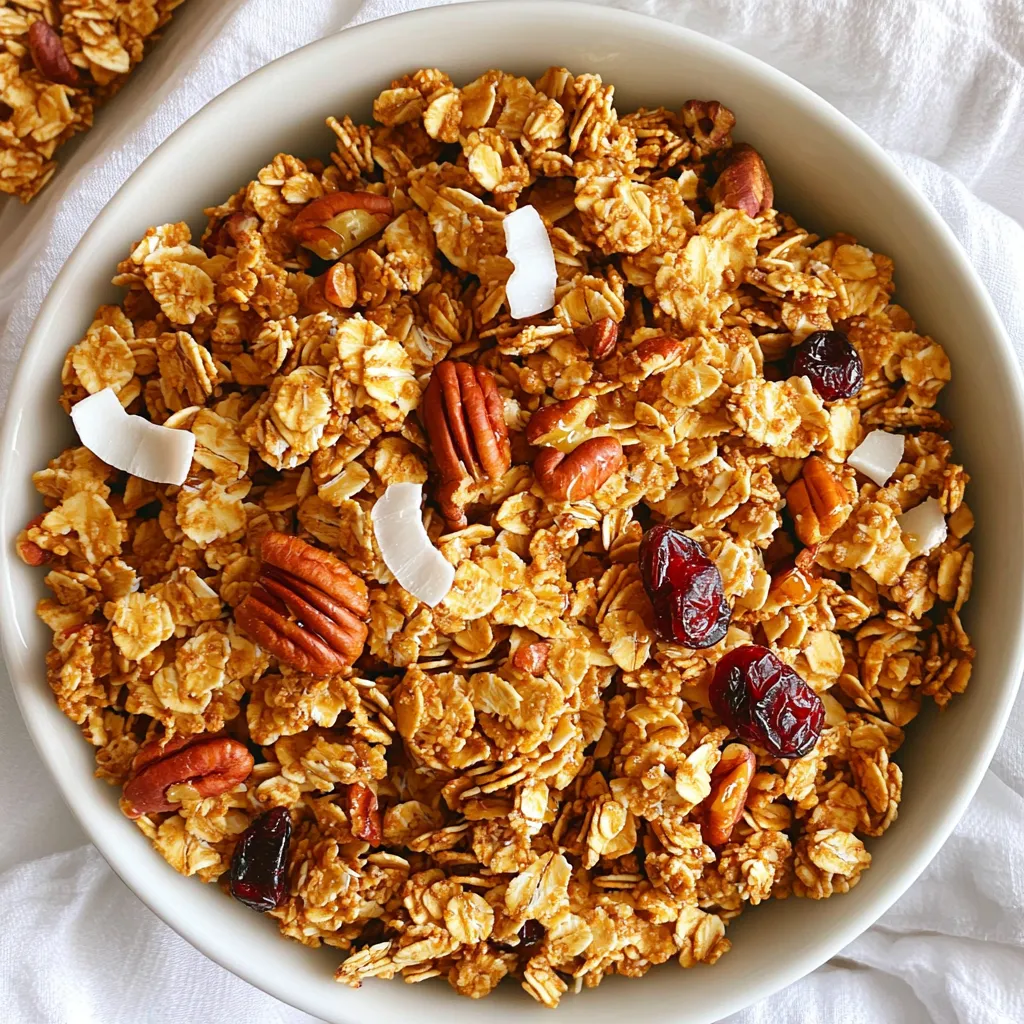 Maple Pecan Granola Easy and Tasty Breakfast Choice