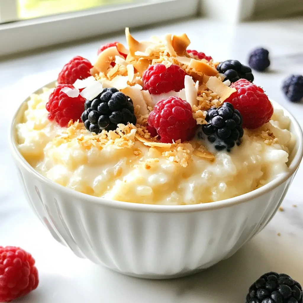 Vanilla Bean Rice Pudding Creamy and Cozy Dessert