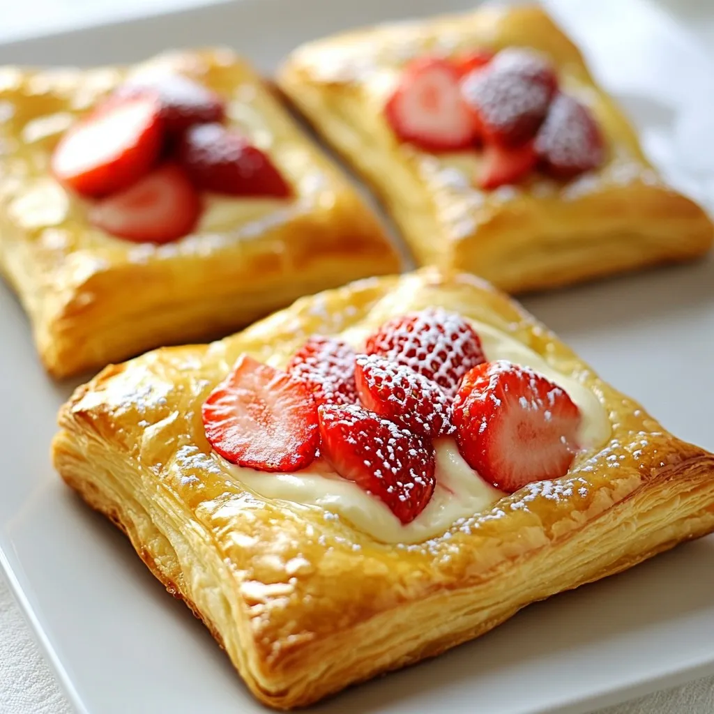 Strawberry Cream Cheese Danish Simple and Tasty Treat