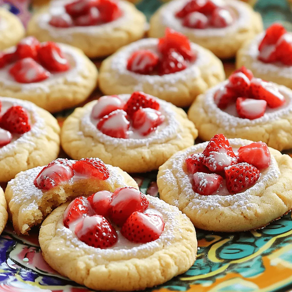Strawberry Shortcake Sugar Cookies Simple and Sweet Treat