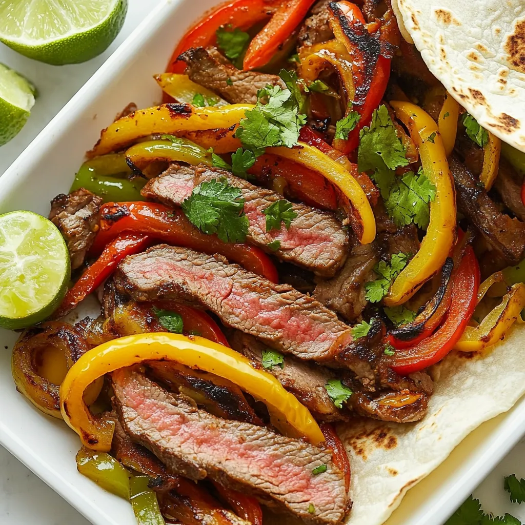 Chipotle Lime Steak Fajitas Flavorful and Easy Recipe