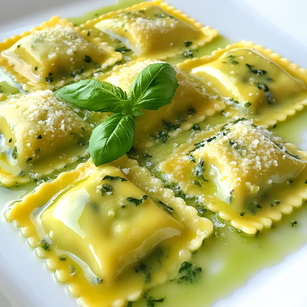 Creamy Spinach Ricotta Ravioli Flavorful Dinner Idea