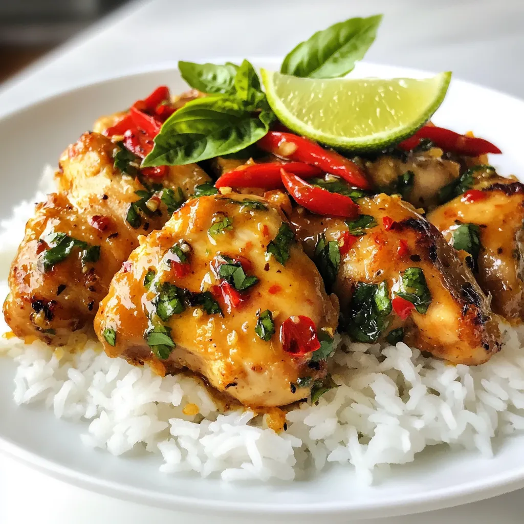 Spicy Thai Basil Chicken Flavorful and Easy Recipe