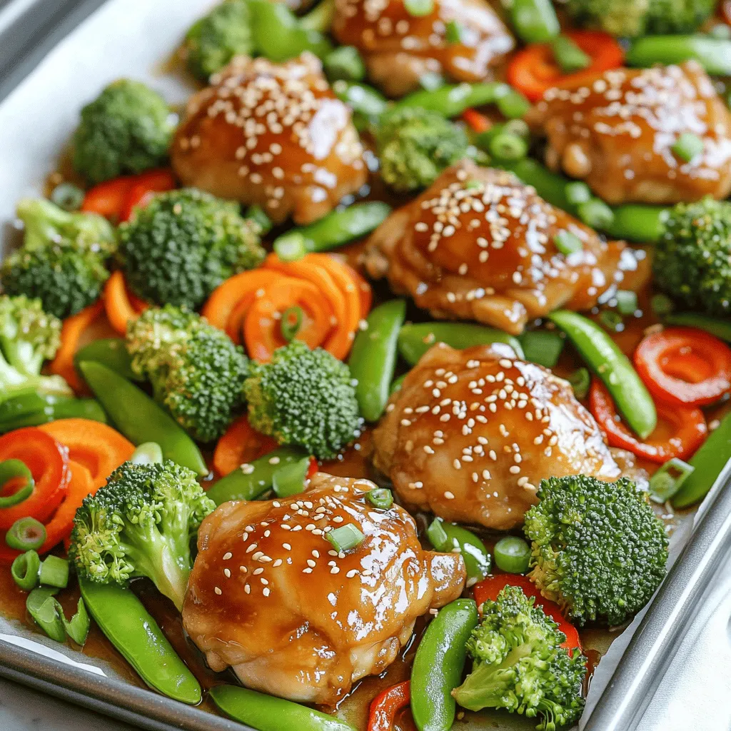 Teriyaki Chicken &#038; Veggies Sheet Pan Flavor Boost
