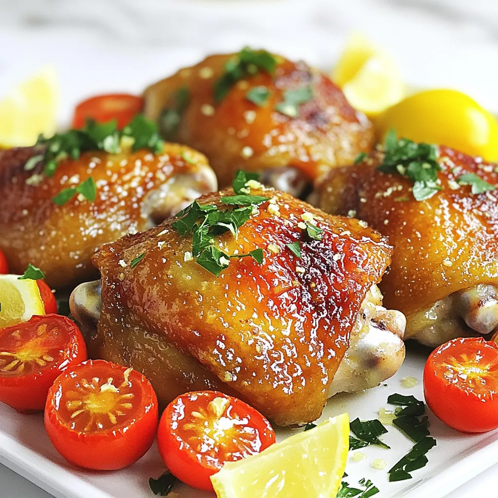Lemon Garlic Chicken Thighs Sheet Pan Delight Recipe