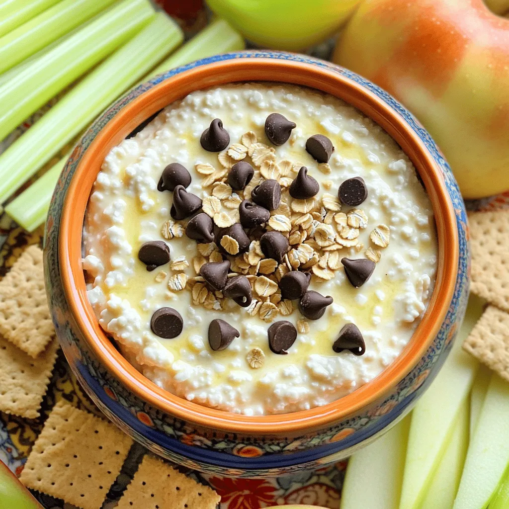 High-Protein Cottage Cheese Cookie Dough Dip Delight