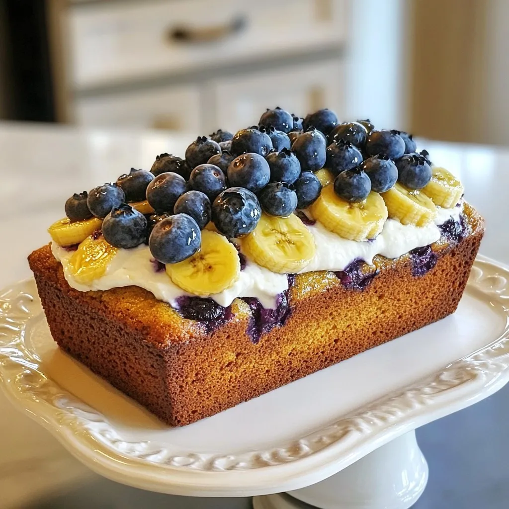 Blueberry Banana Bread Simple and Tasty Recipe