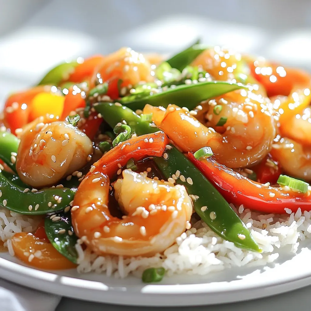 Garlic Honey Shrimp Stir Fry Quick and Flavorful Meal