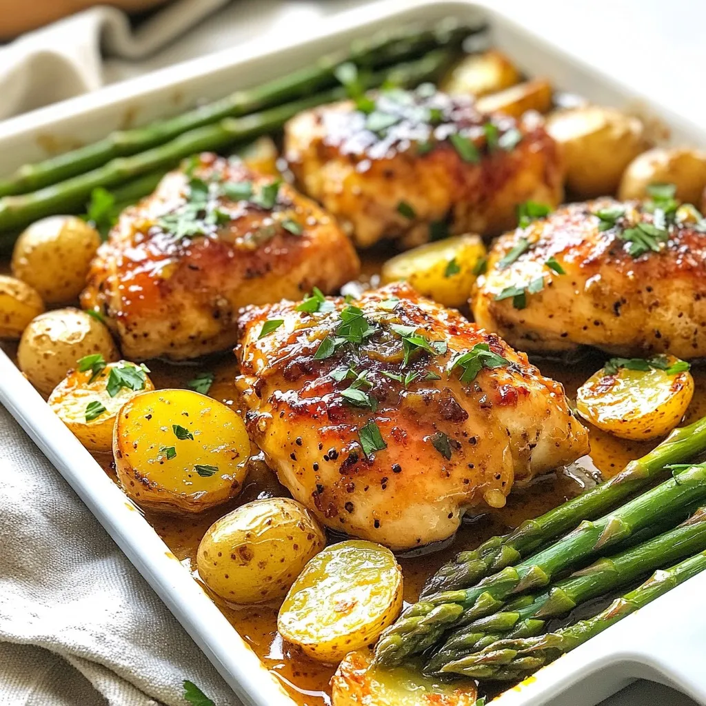 Honey Mustard Chicken Sheet Pan Savory and Easy Meal