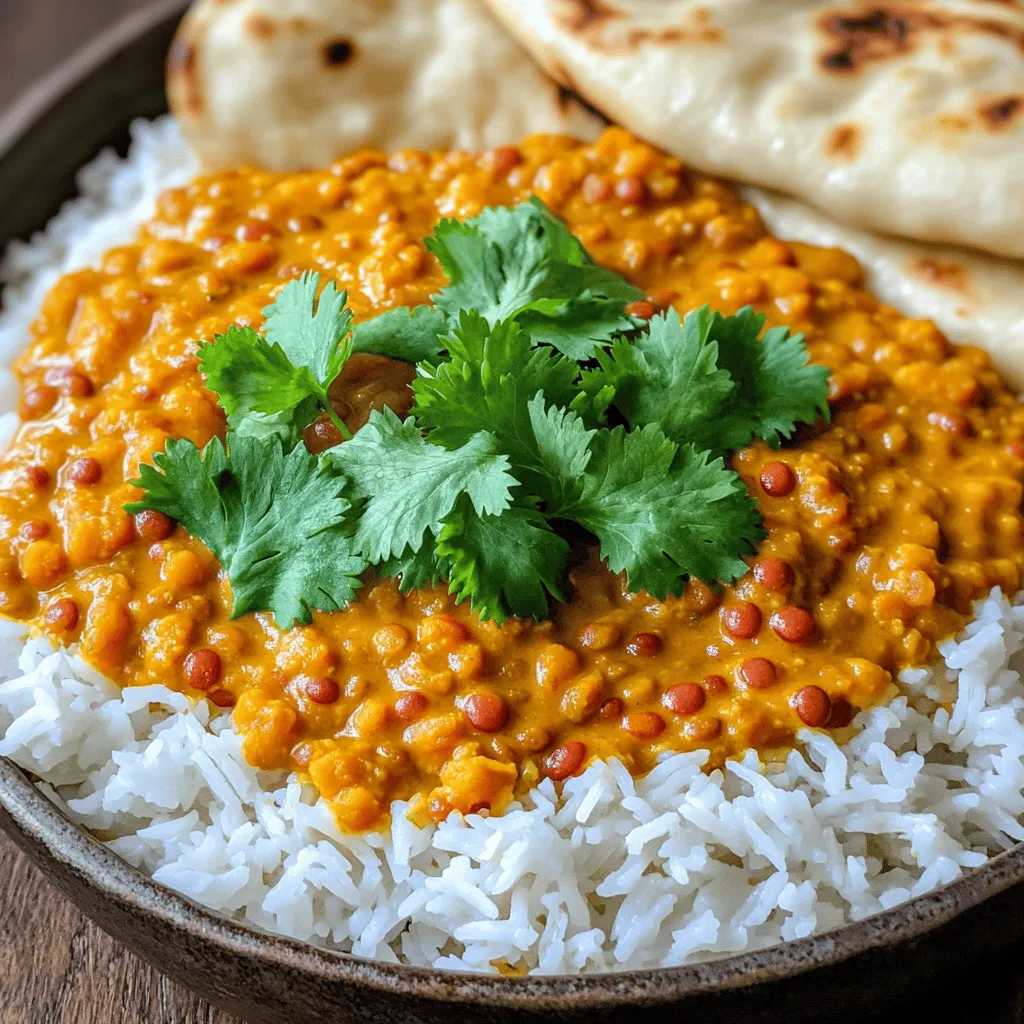 Creamy Coconut Lentil Curry Flavorful and Simple Dish