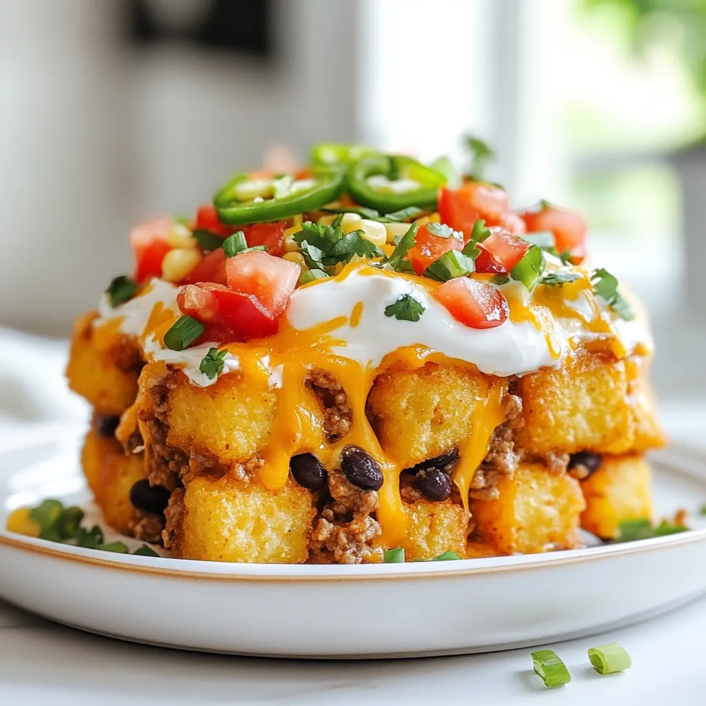Loaded Taco Tater Tot Casserole Flavorful Family Meal