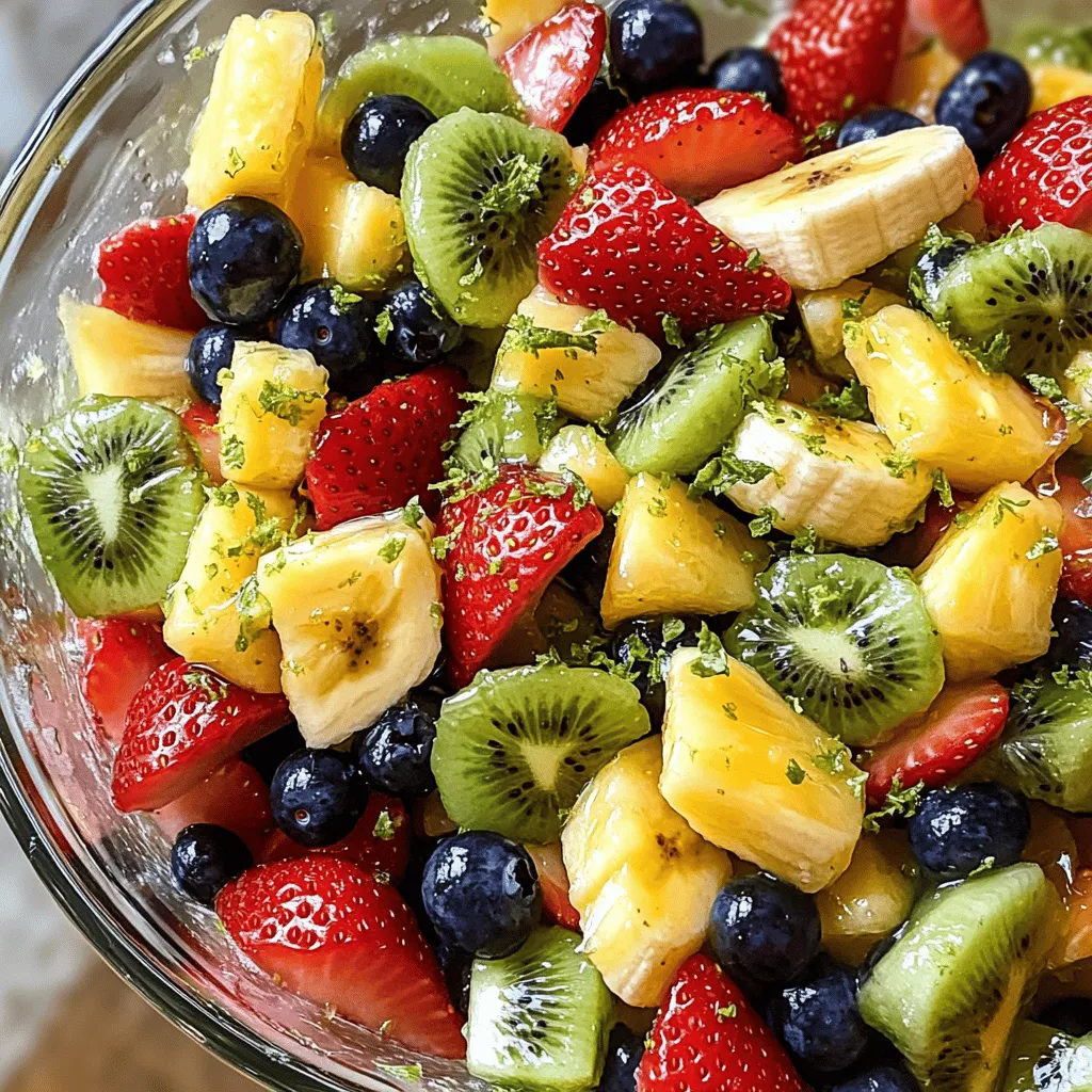 Honey Lime Fruit Salad Fresh and Flavorful Delight