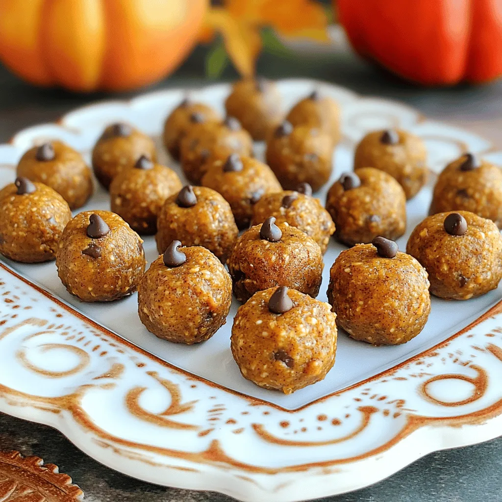 Pumpkin Spice Energy Bites Healthy Snack Idea