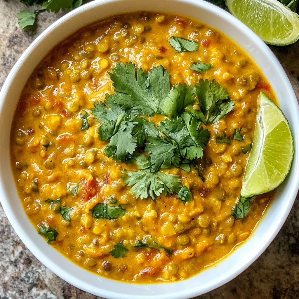 Spicy Red Curry Lentils Flavorful and Nutritious Dish