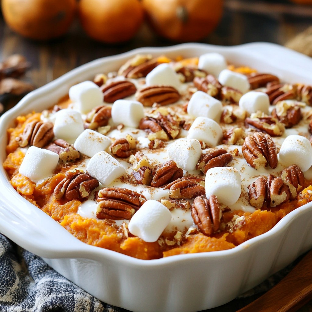 Maple Pecan Sweet Potato Casserole Easy Family Dish