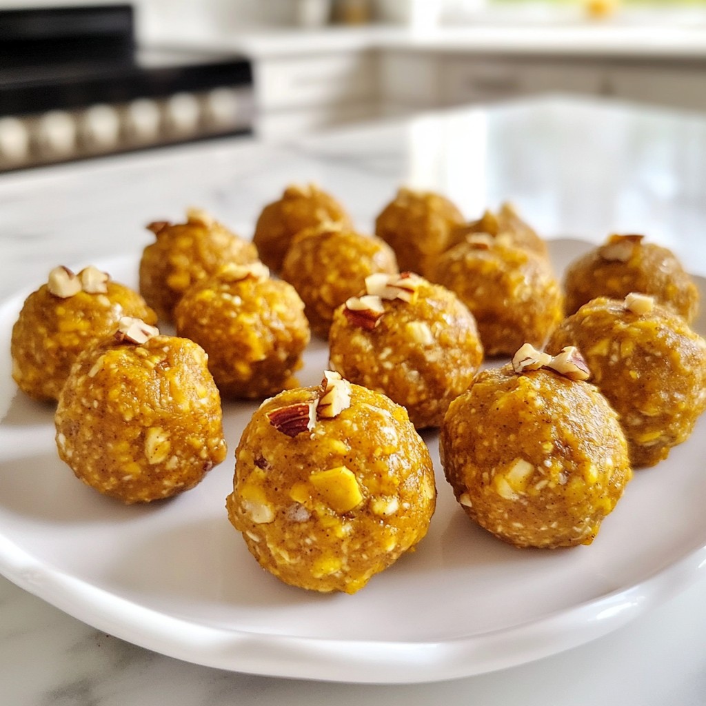 Pumpkin Spice Energy Bites Tasty and Energizing Snack