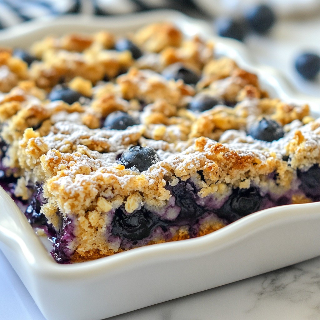 Blueberry Cobbler Bars Delightful and Easy Recipe