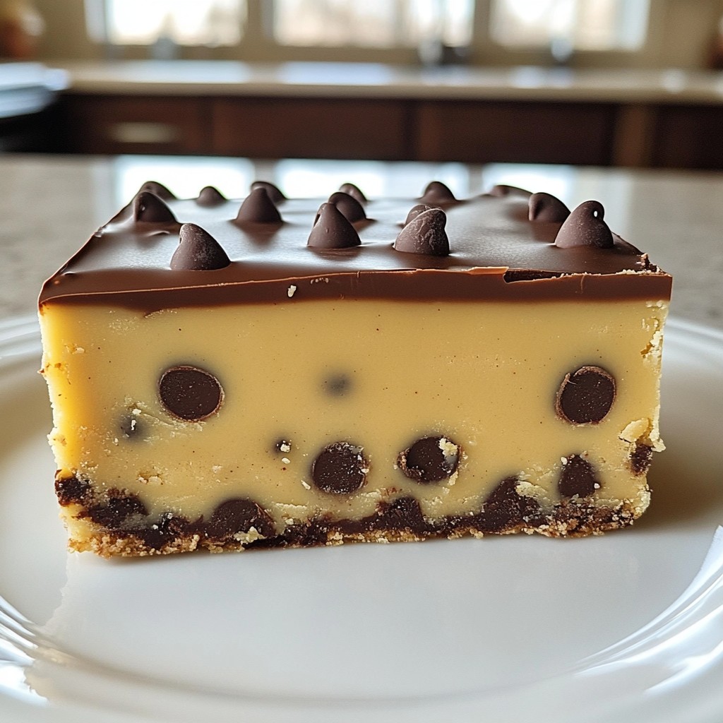 Chocolate Chip Cookie Dough Fudge Sweet and Simple Treat