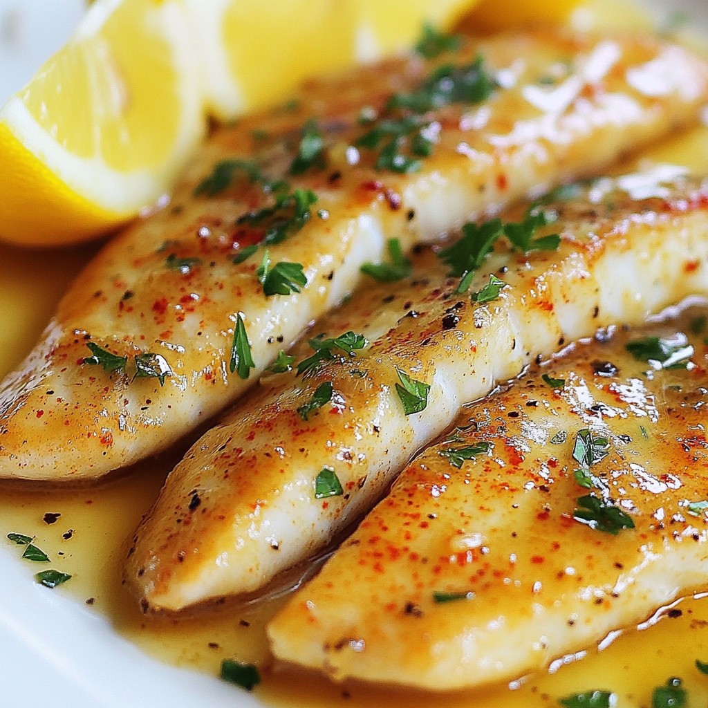 Cheap Garlic Butter Tilapia Fillets Quick and Tasty