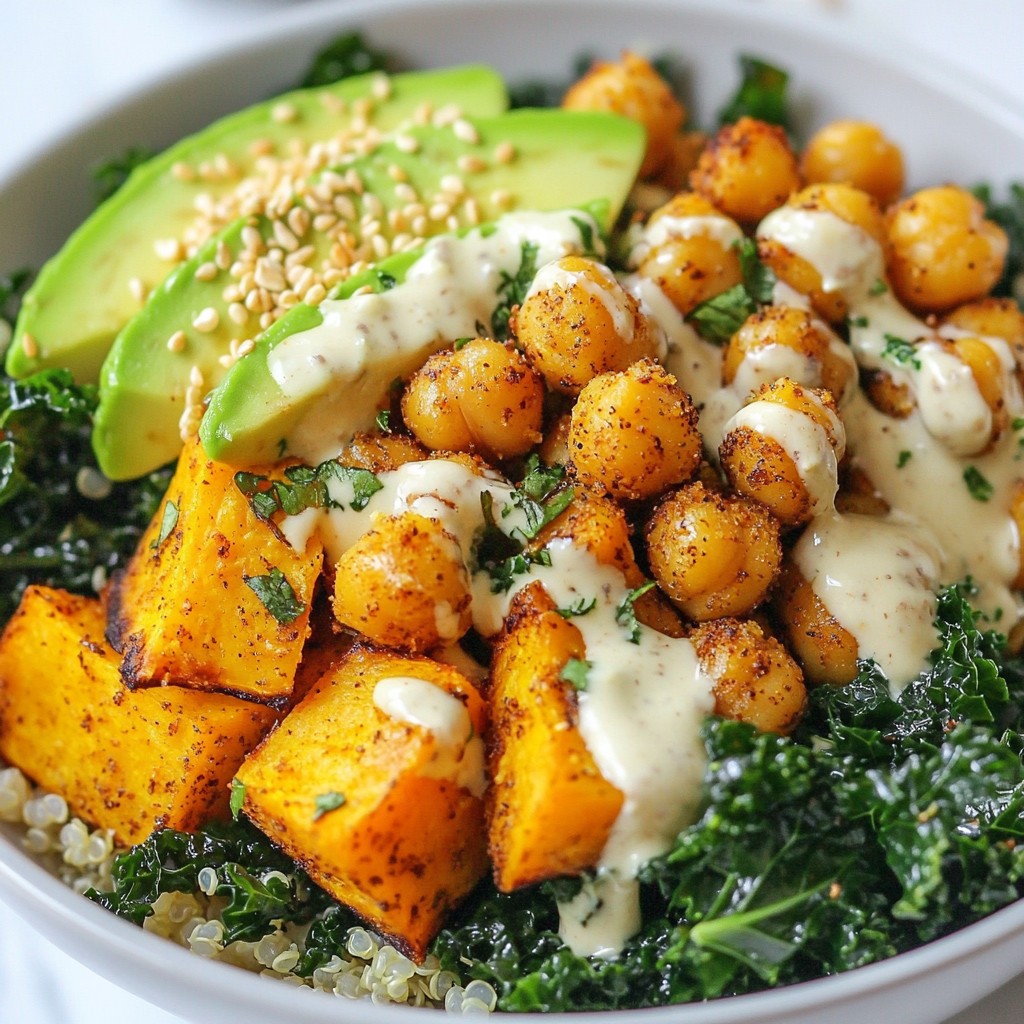 Sweet Potato Kale Power Bowl Energizing Healthy Meal