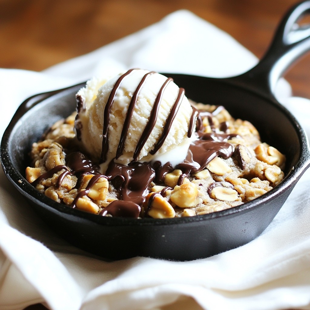 Chocolate Chip Oatmeal Cookie Skillet Delight Recipe