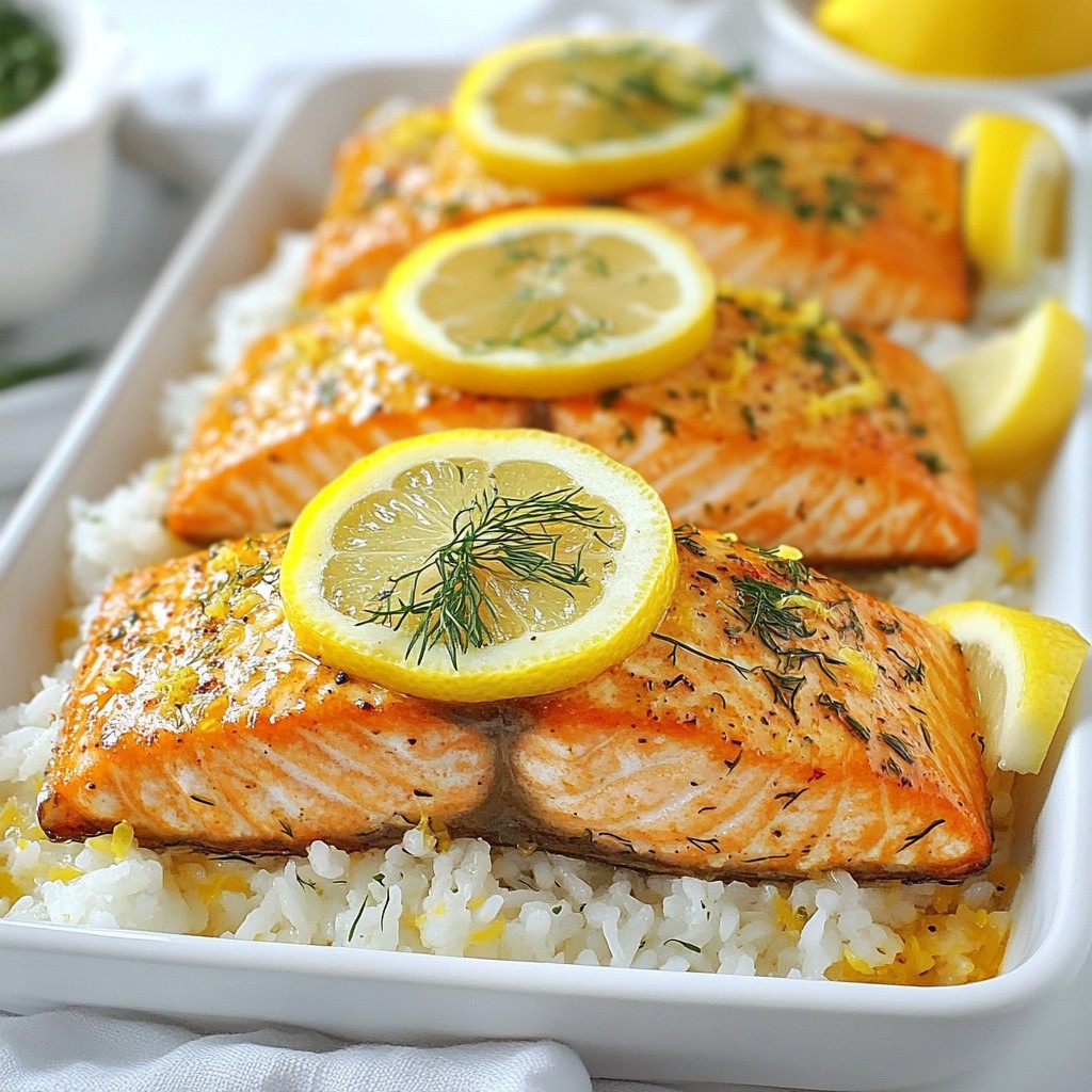 Low-Cost Baked Lemon Dill Salmon Fillets Recipe