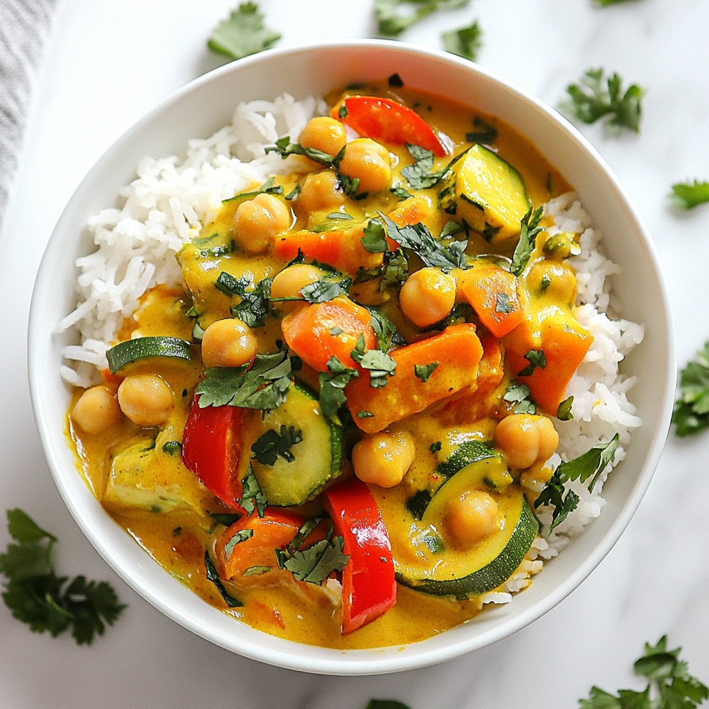 Affordable Chickpea and Vegetable Curry Simple Recipe