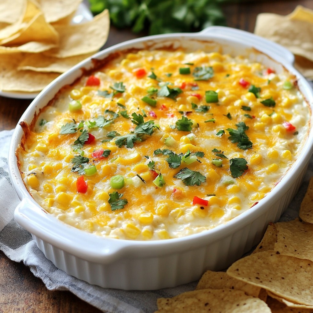 Cheesy Mexican Corn Dip Flavorful and Easy Recipe