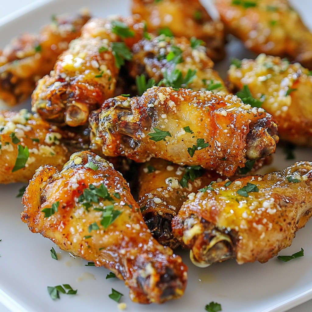 Spicy Garlic Parmesan Wings Super Flavorful Treat