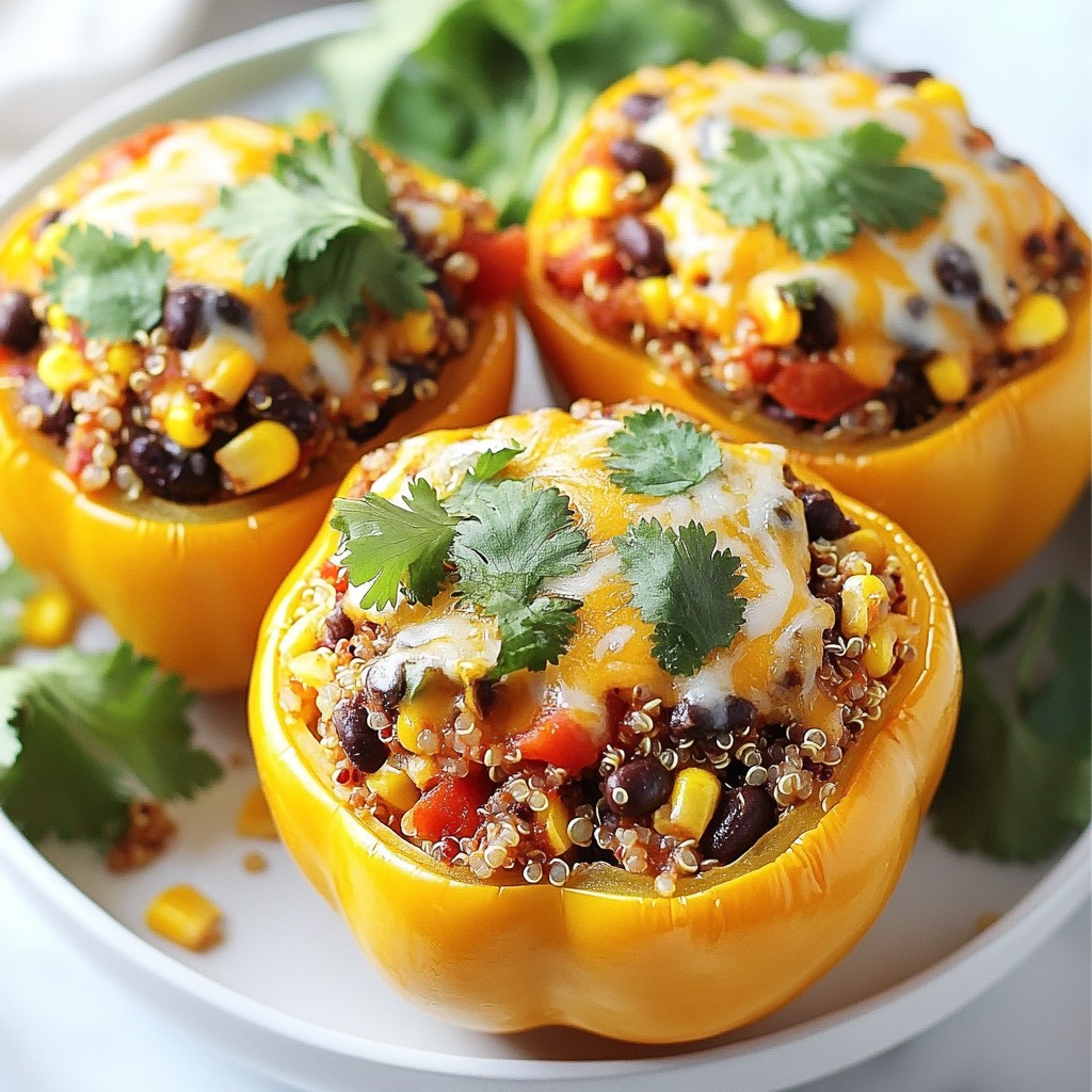 Affordable Black Bean and Corn Stuffed Peppers Recipe