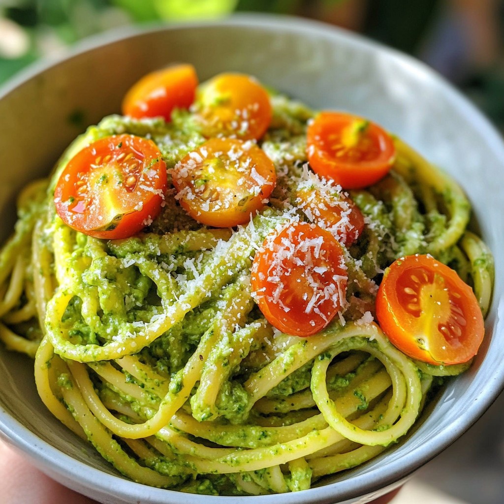 Avocado Pesto Pasta Simple and Flavorful Recipe