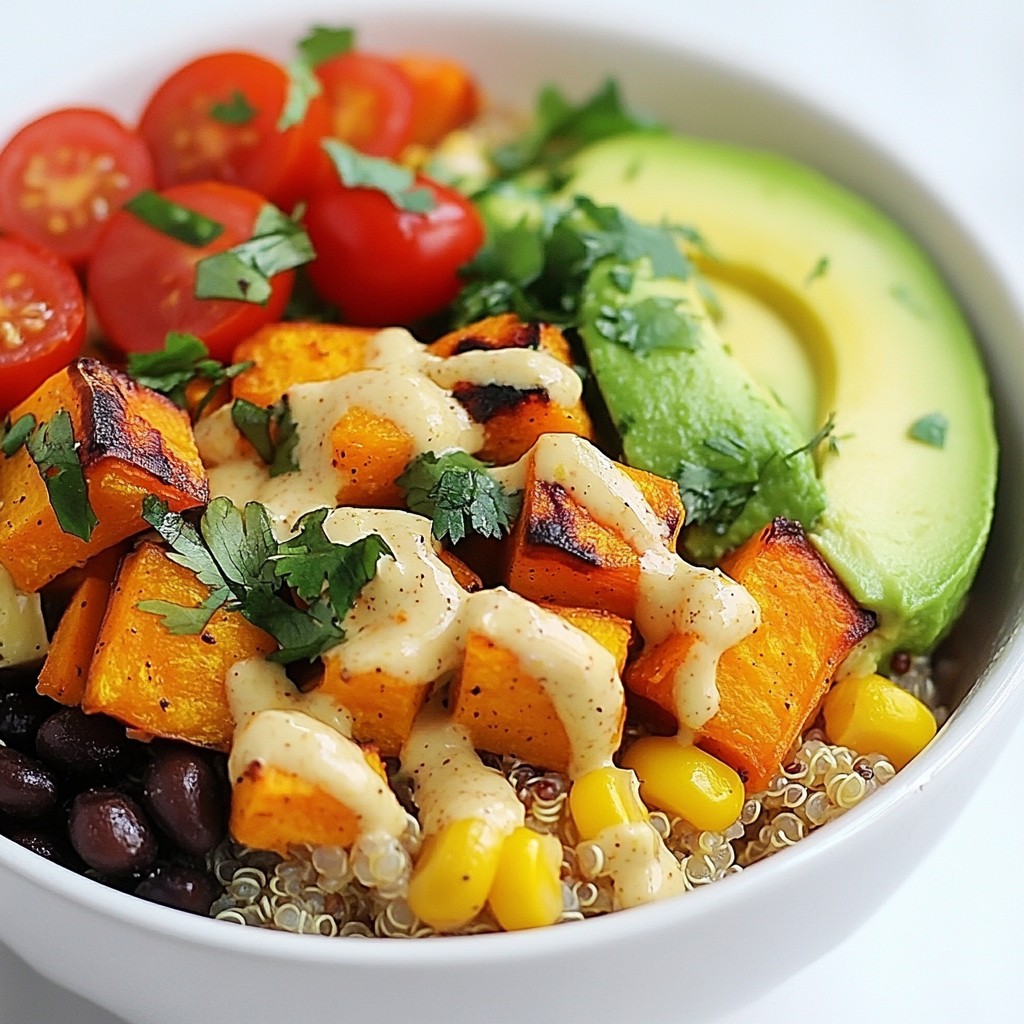 Roasted Sweet Potato Quinoa Bowls Simple and Tasty
