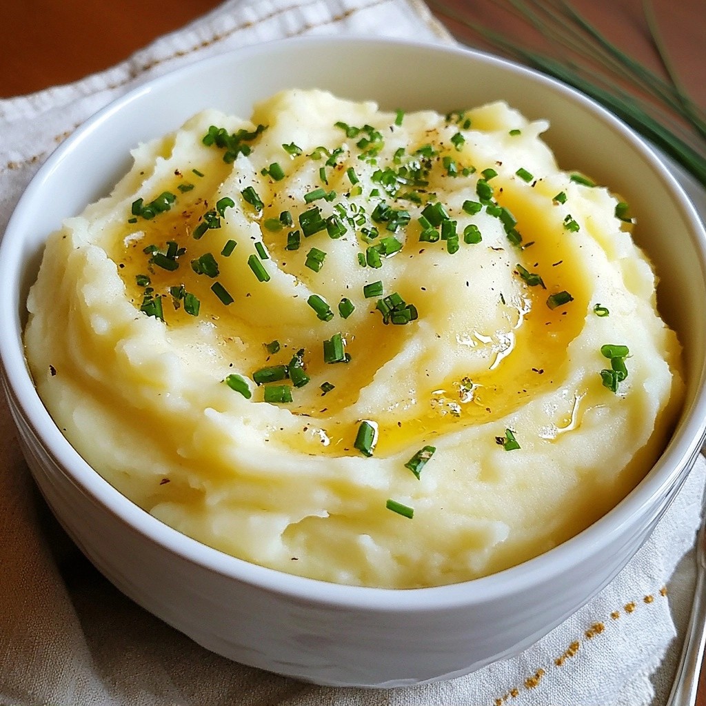 Frugal Creamy Garlic Mashed Potatoes Simple Recipe