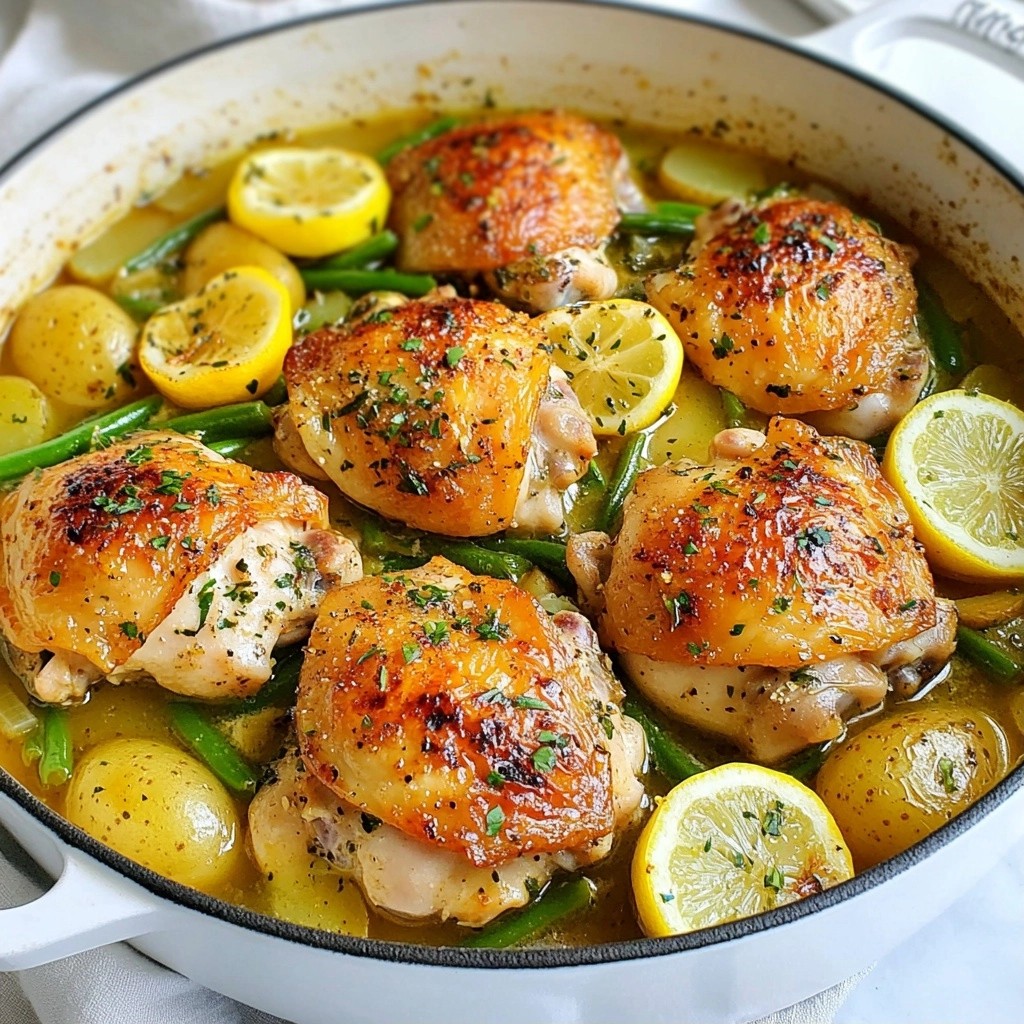 Economical One-Pot Garlic Herb Chicken Delight