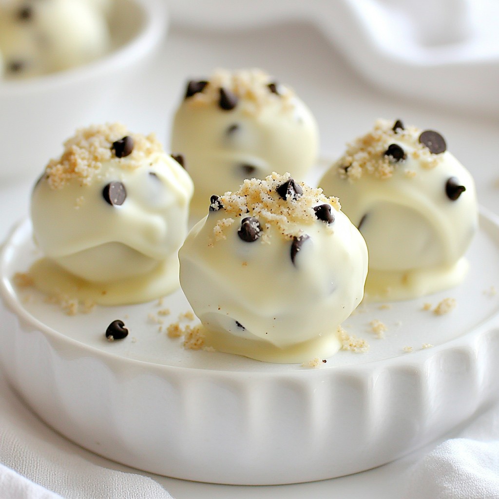 Chocolate Chip Cookie Dough Truffles Easy and Delicious
