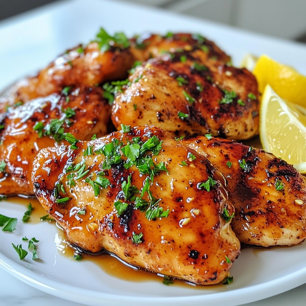 Honey Garlic Balsamic Chicken Flavorful Dinner Delight