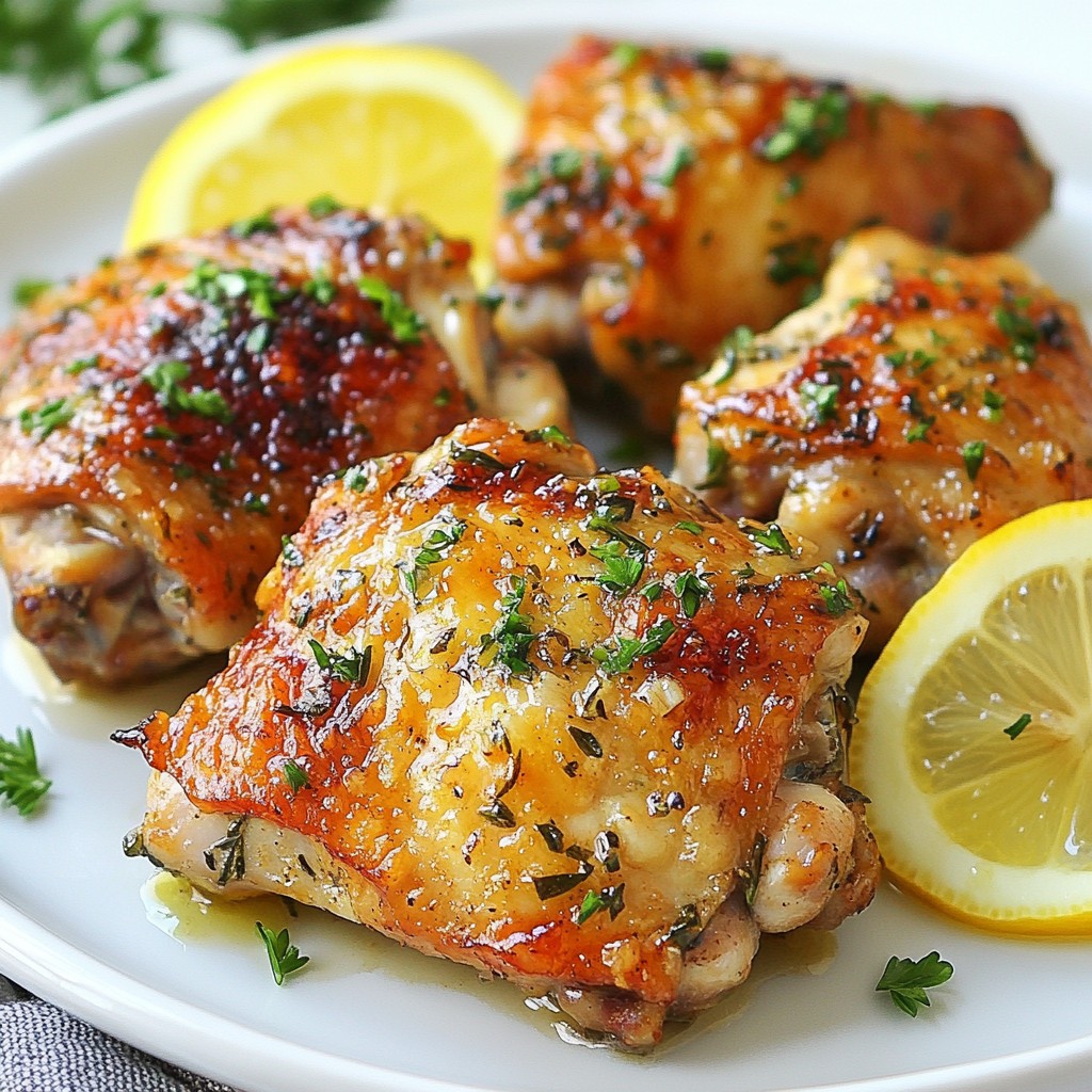 Economical Oven-Baked Herb Chicken Thighs Recipe