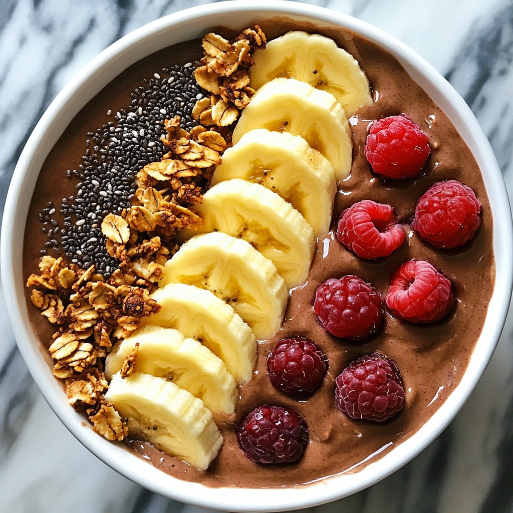 Chocolate Peanut Butter Smoothie Bowl Nourishing Delight