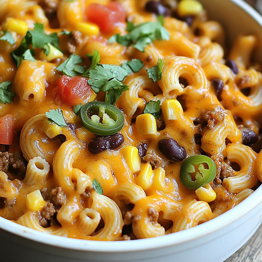 Cheesy Taco Pasta Skillet Flavorful One-Pan Meal