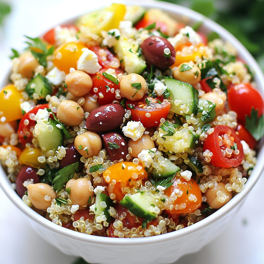 Affordable Mediterranean Quinoa Salad Flavorful Delight