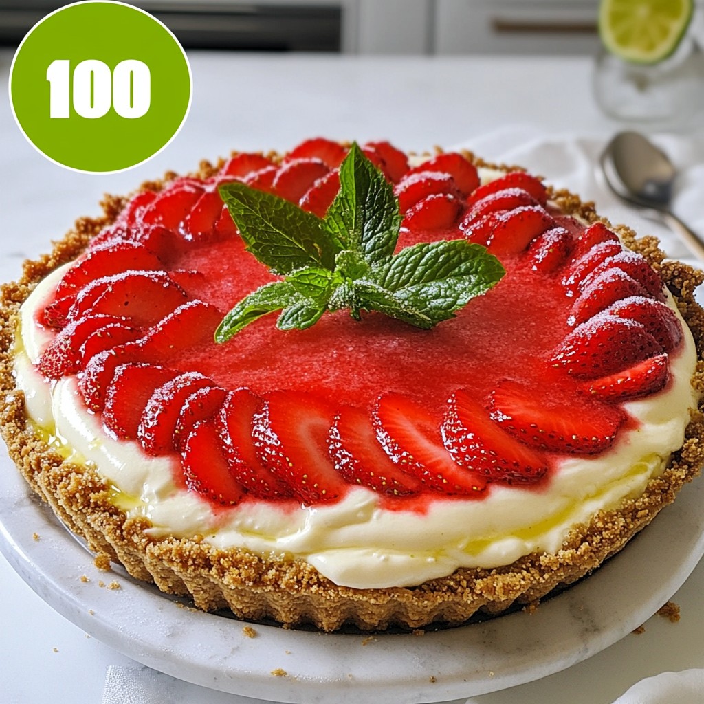 Frozen Strawberry Margarita Pie Easy Summer Delight