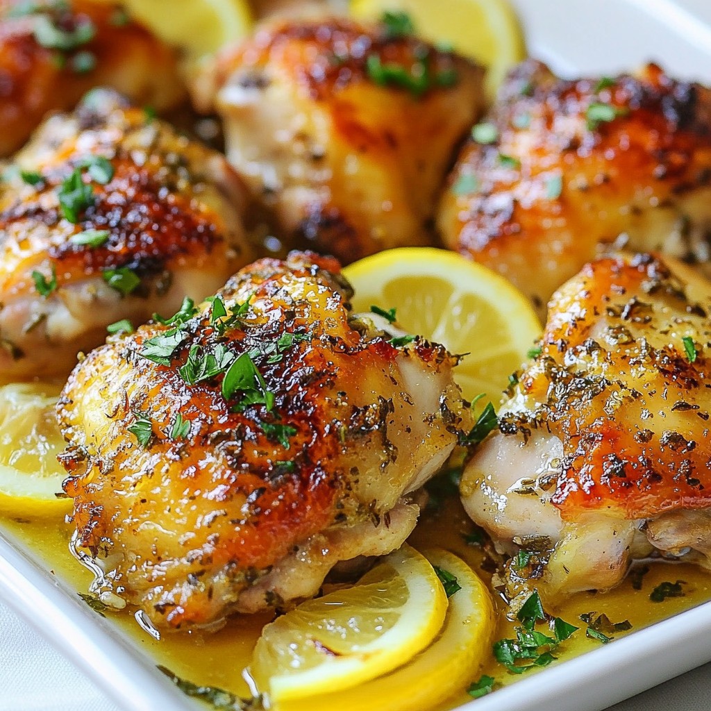 Economical Oven-Baked Herb Chicken Thighs Recipe
