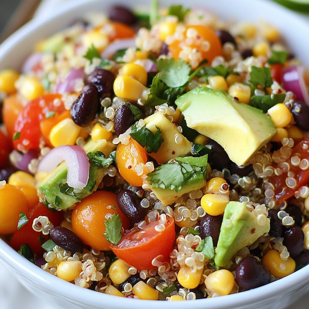 Cilantro Lime Quinoa Salad Fresh and Flavorful Meal