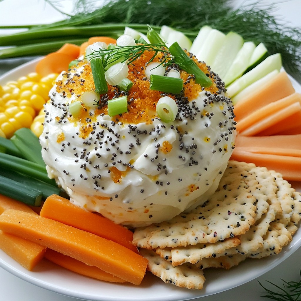 Everything Bagel Cheese Ball Flavorful Party Snack