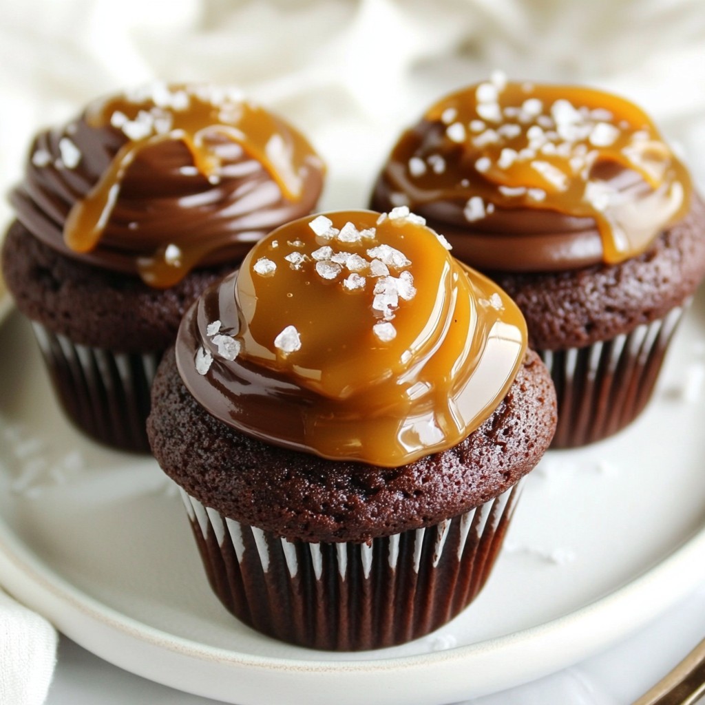 Salted Caramel Chocolate Cupcakes Irresistible Treat