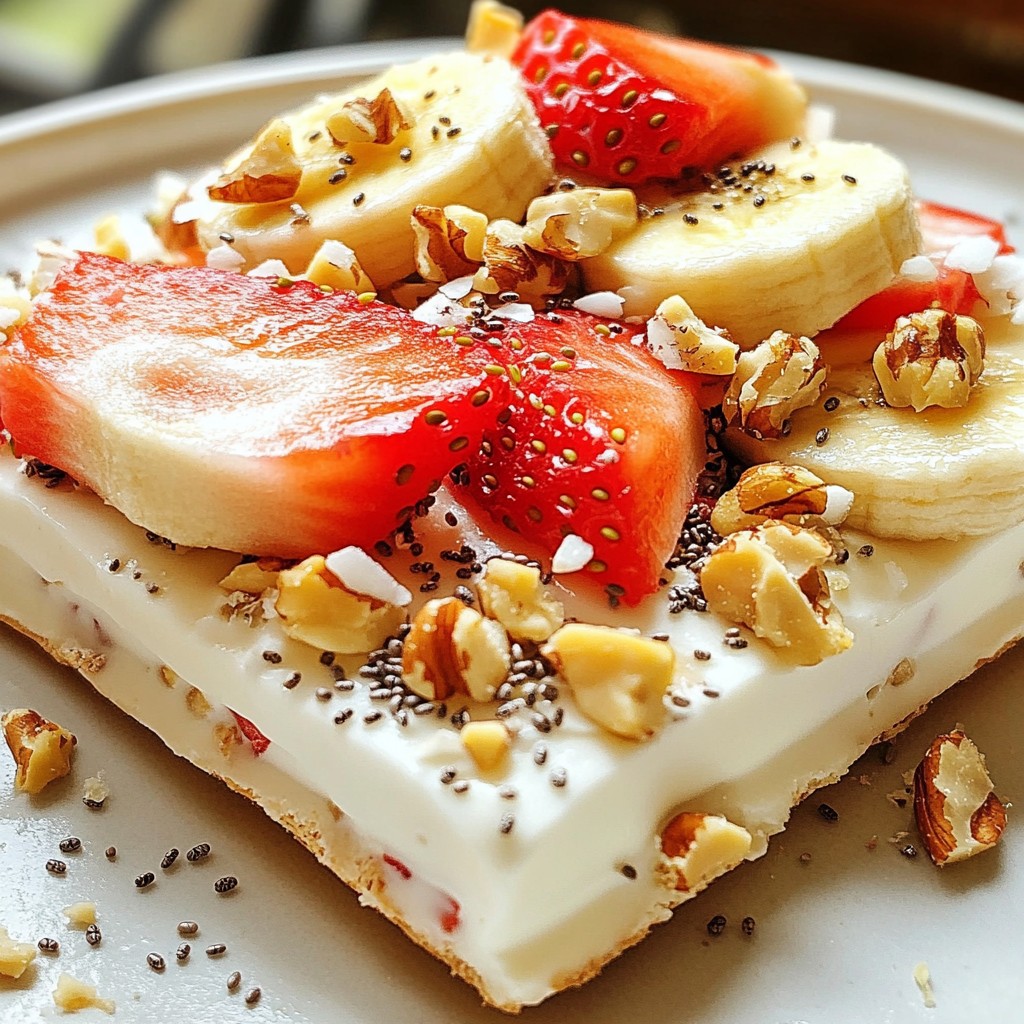 Strawberry Banana Yogurt Bark Fresh and Simple Treat