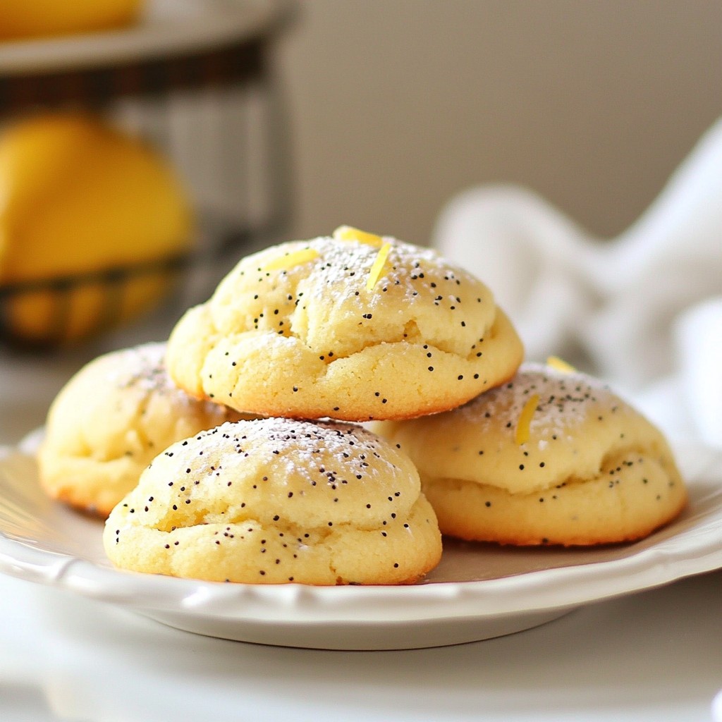 Lemon Poppy Seed Ricotta Cookies Delightful Treat